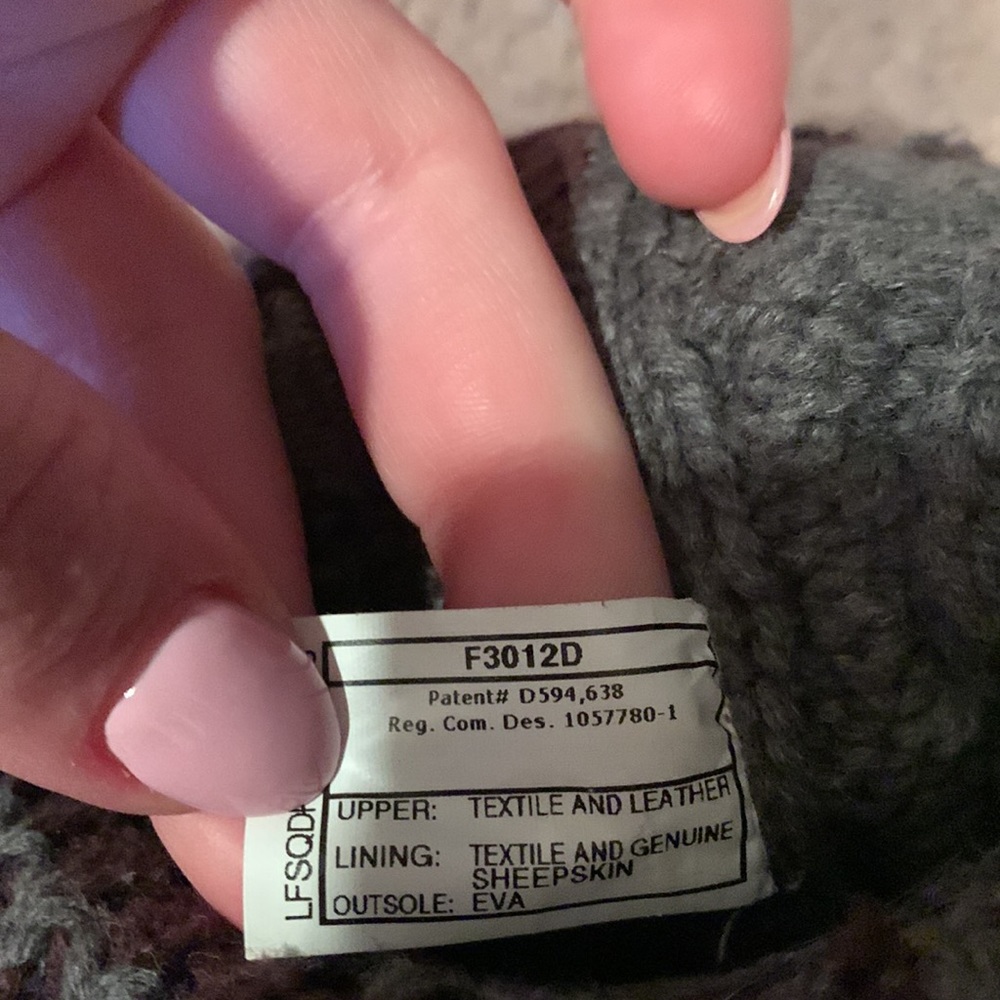 UGG gray knit sweater booties mid calf height - Picture 8 of 9